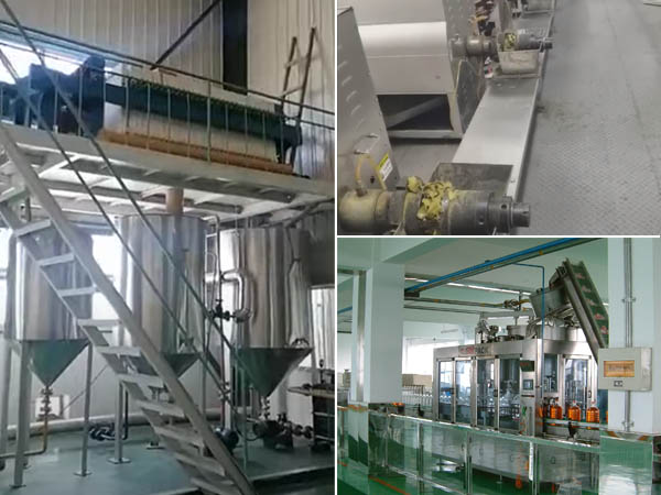 Usine de transformation de lin